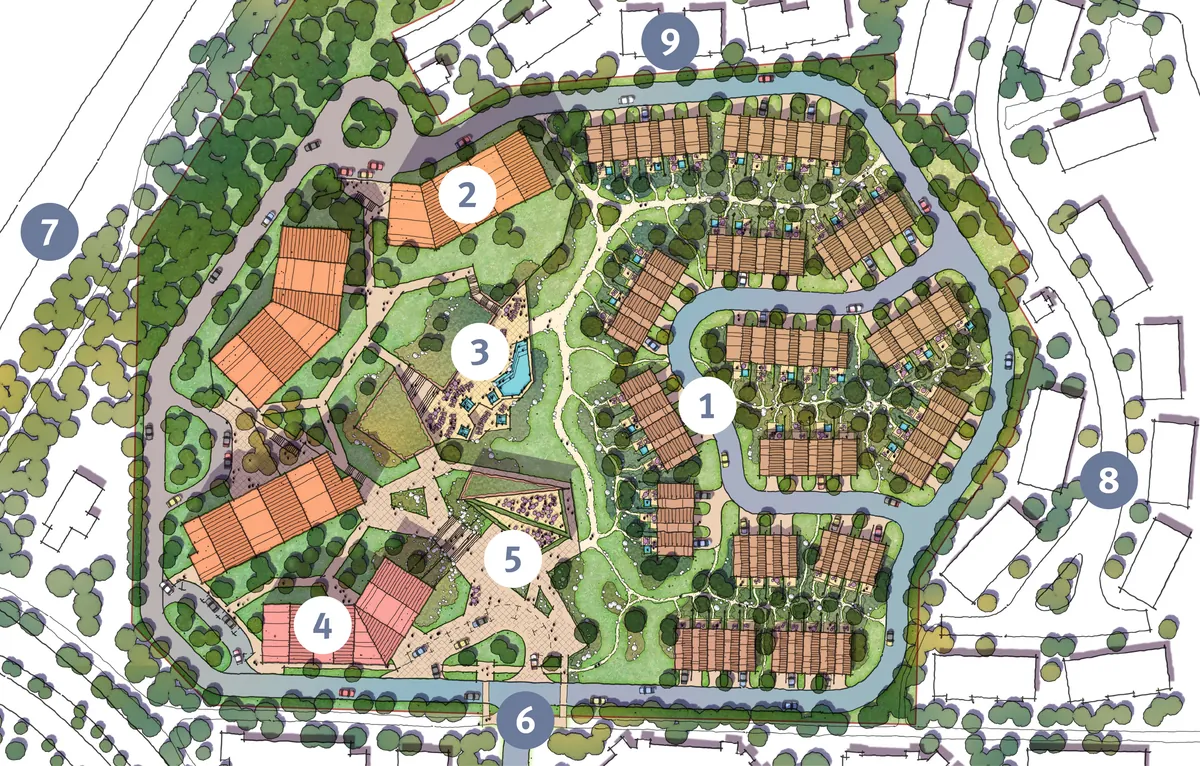 Developer site plan of Northlands